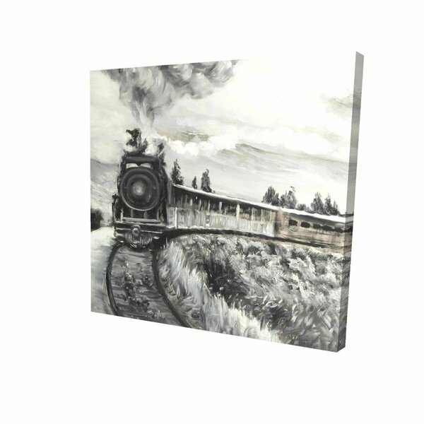 Fondo 32 x 32 in. Steam Engine Train-Print on Canvas FO2782805